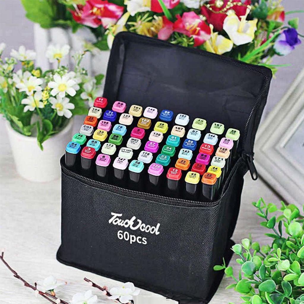 Набор двухсторонних скетч маркеров для рисования Touch Sketch 60 шт. (7751) - фото 7