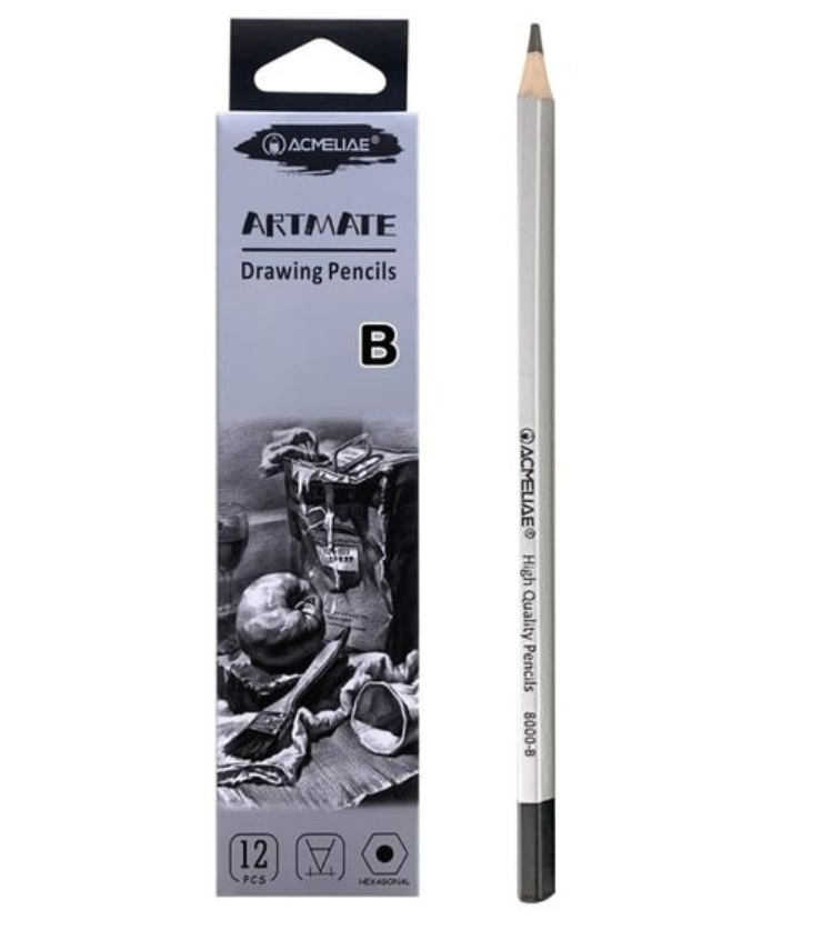 Олівці чорнографітні Acmeliae B Artmate 12 шт.