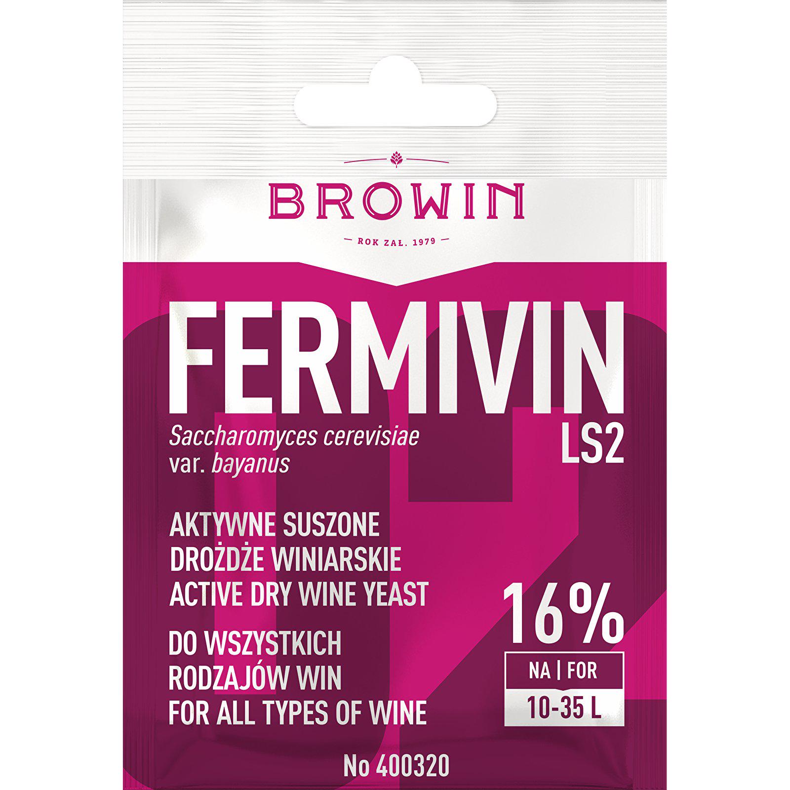 Дрожжи винные Browin Fermivin LS2 7 г (400320)