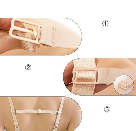 З'єднувач кліпса для бретелів бюстгальтера 1 шт. Бежевий (2789190575) - фото 7