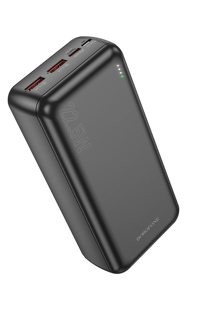 Повербанк Borofone BJ38B Power 30000 mAh 22,5W/PD20W Черный (2502733900)