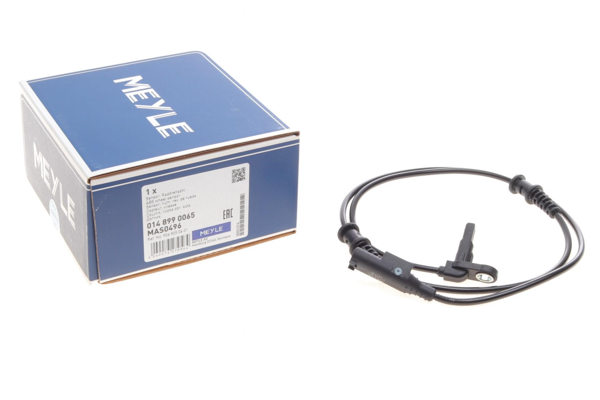 Датчик ABS передній Meyle для Mercedes Sprinter W906/VW Crafter 06-- (014 899 0065)