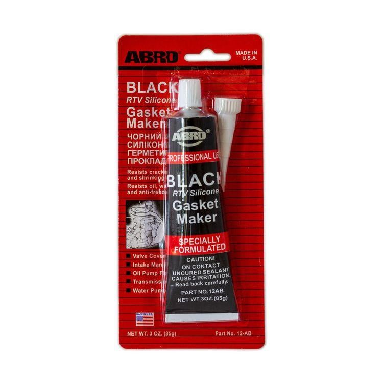 Герметик для формування прокладок ABRO 12-AB Gasket Maker силіконовий 85 г Чорний (205293-чор)