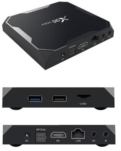 Медиаплеер для TV BOX X96MAX 4K 4/32Gb Android 9.0 - фото 3