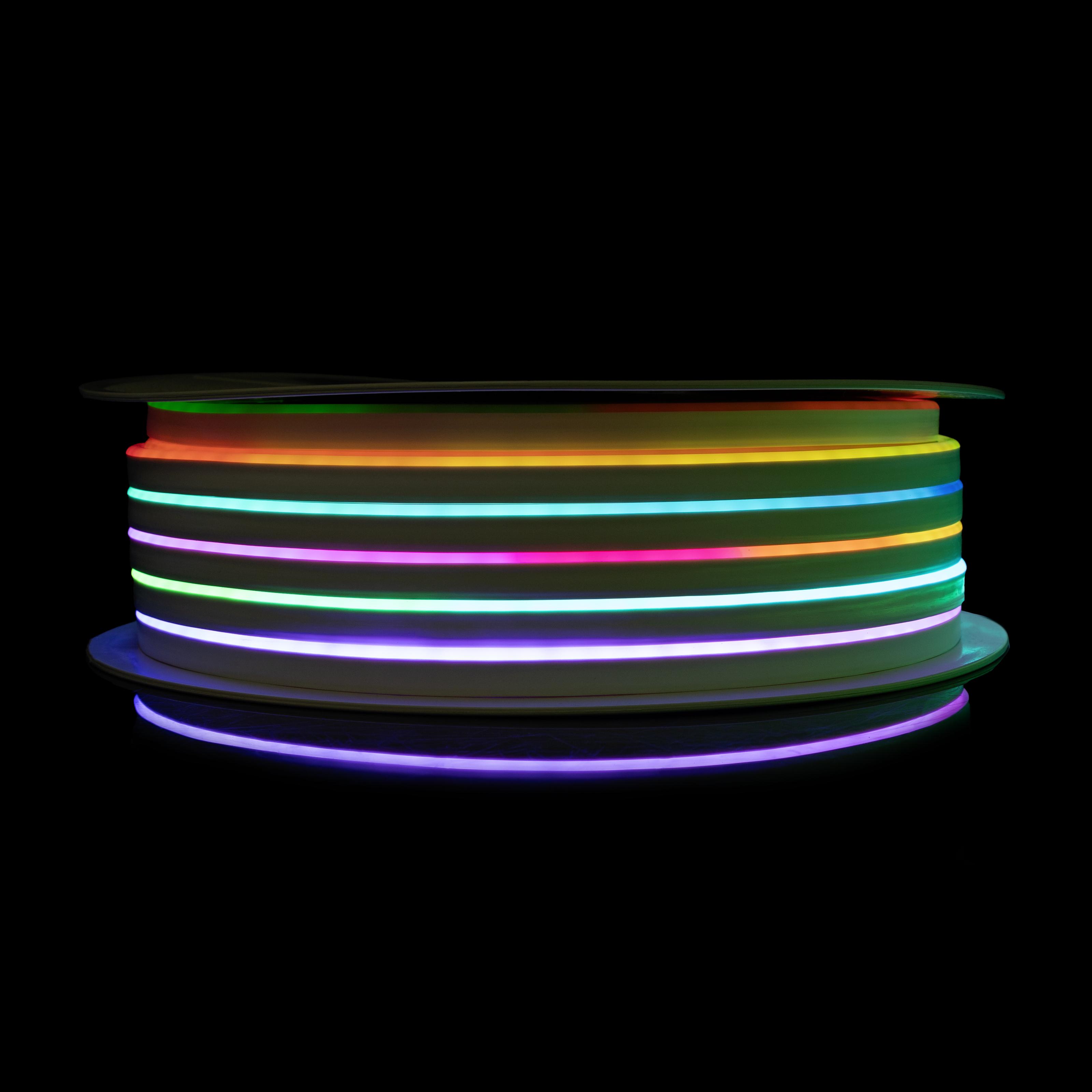 Світлодіодна стрічка неонова Prolum PRO RGB Full Color Series-FX 6x12 IP68 12V Різнокольоровий (28522801) - фото 3 Світлодіодна стрічка неонова Prolum PRO RGB Full Color Series-FX 6x12 IP68 12V Різнокольоровий (28522801) - фото 3