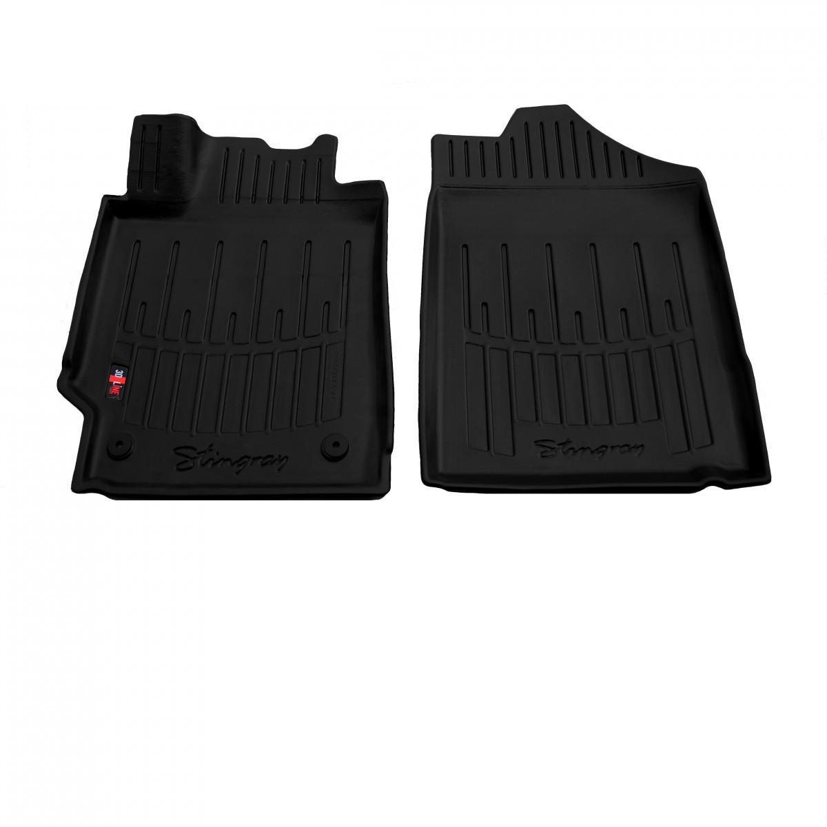 Коврики резиновые Stingray для Toyota Camry XV40 2006-2011 с бортом ТЕП 2 шт. (5022012)