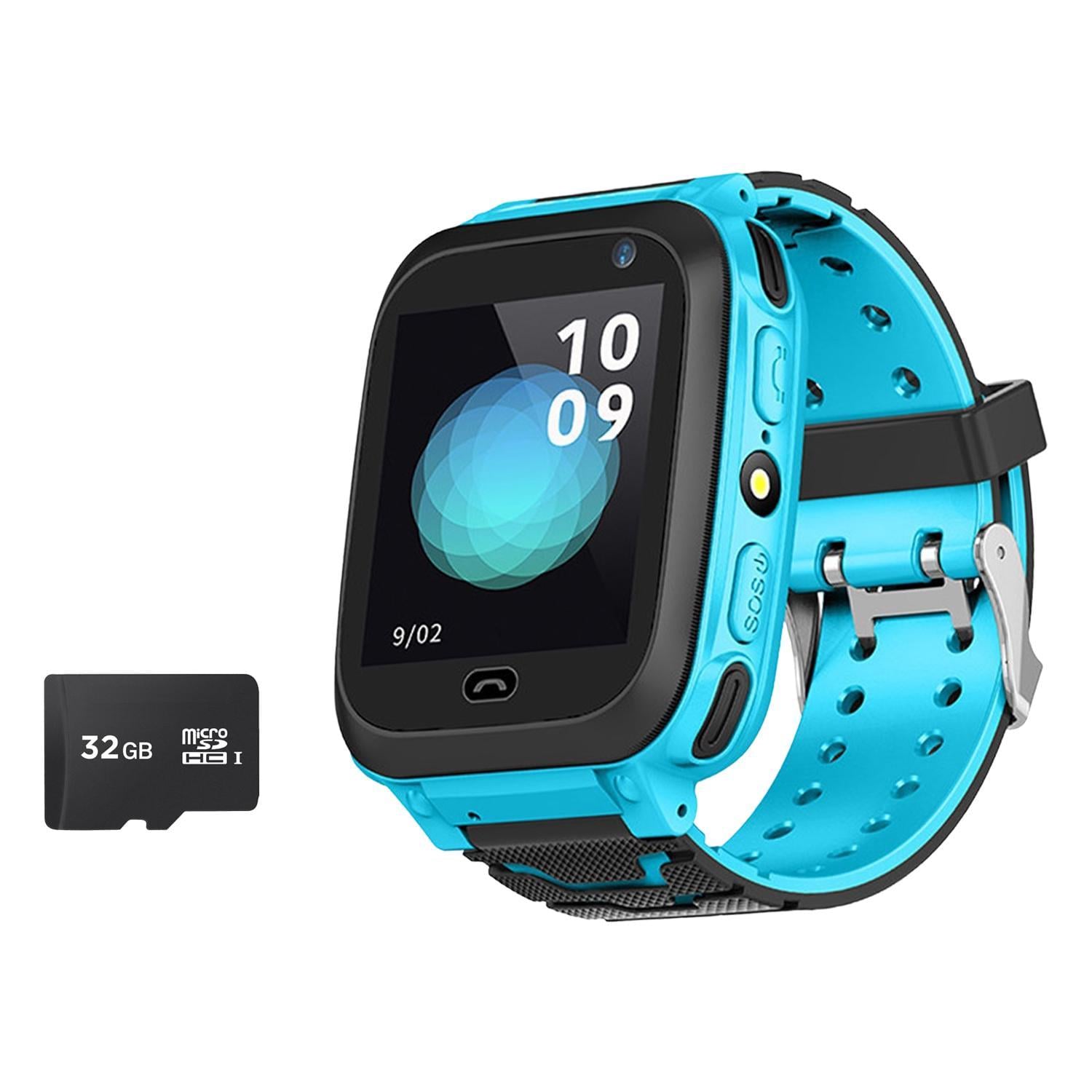 Смарт-годинник дитячий з GPS SIM карткою BW-F та карта пам'яті 32 Гб Blue (5a889018)