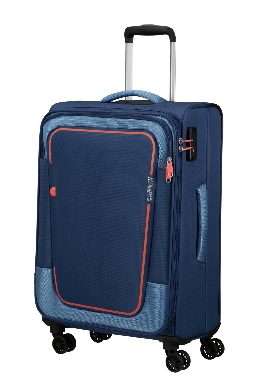 Чемодан American Tourister PULSONIC 68x44x27/30 см Темно-синий (MD6*41002) - фото 1