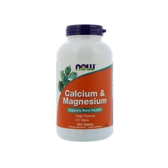 Микроэлемент Кальций NOW Foods Calcium & Magnesium 500 250 мг 250 Tabs