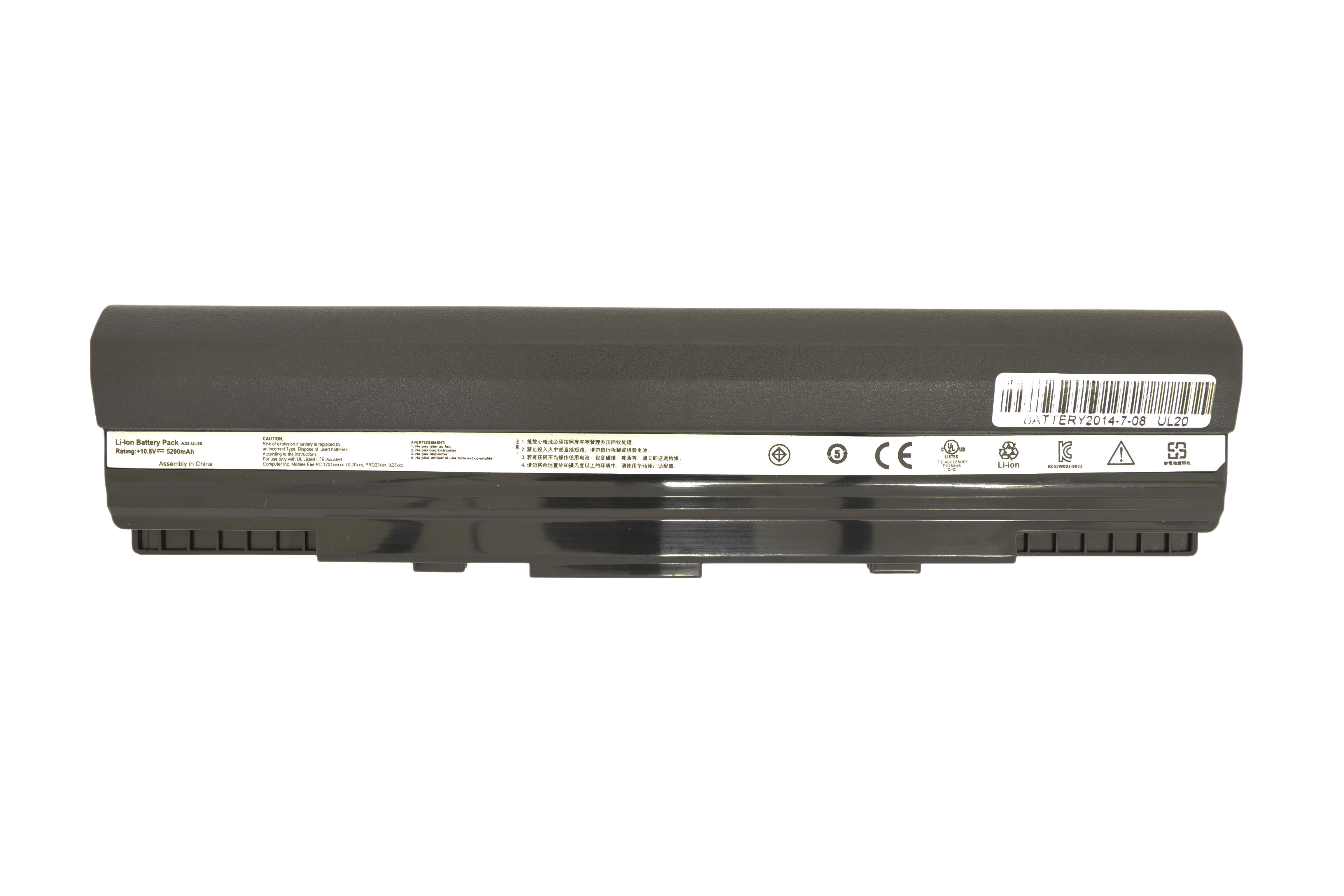 Аккумулятор для ноутбука Asus A32-UL20 11.1V 5200 mAh (012153)