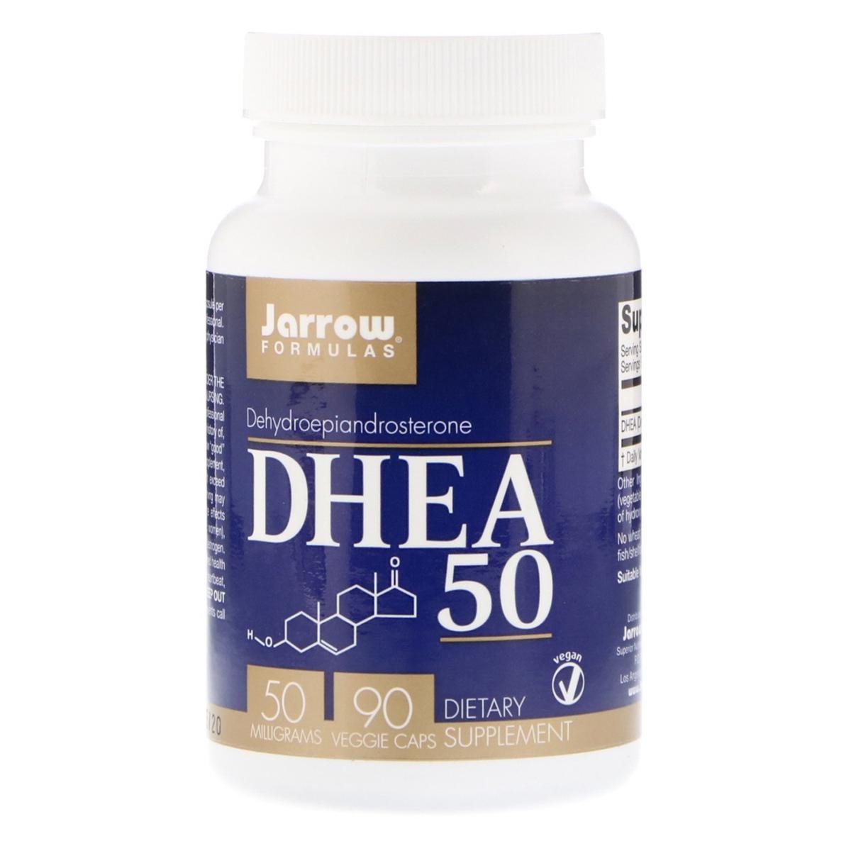 Дегідроепіандростерон Jarrow Formulas DHEA 50 мг 90 гелевих капсул (JRW15017)