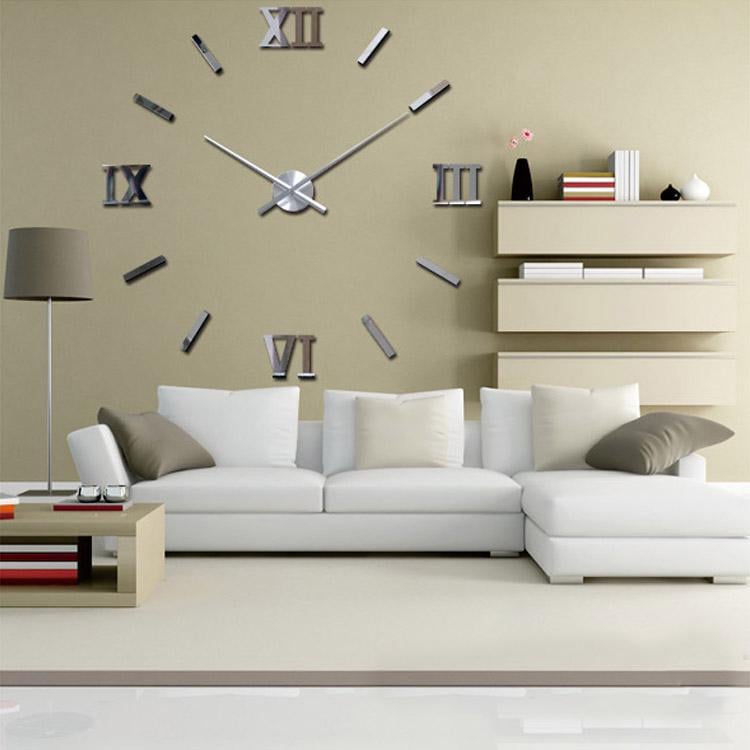 Годинник настінний Najlepsi Cas Римські 2 130 см Срібний