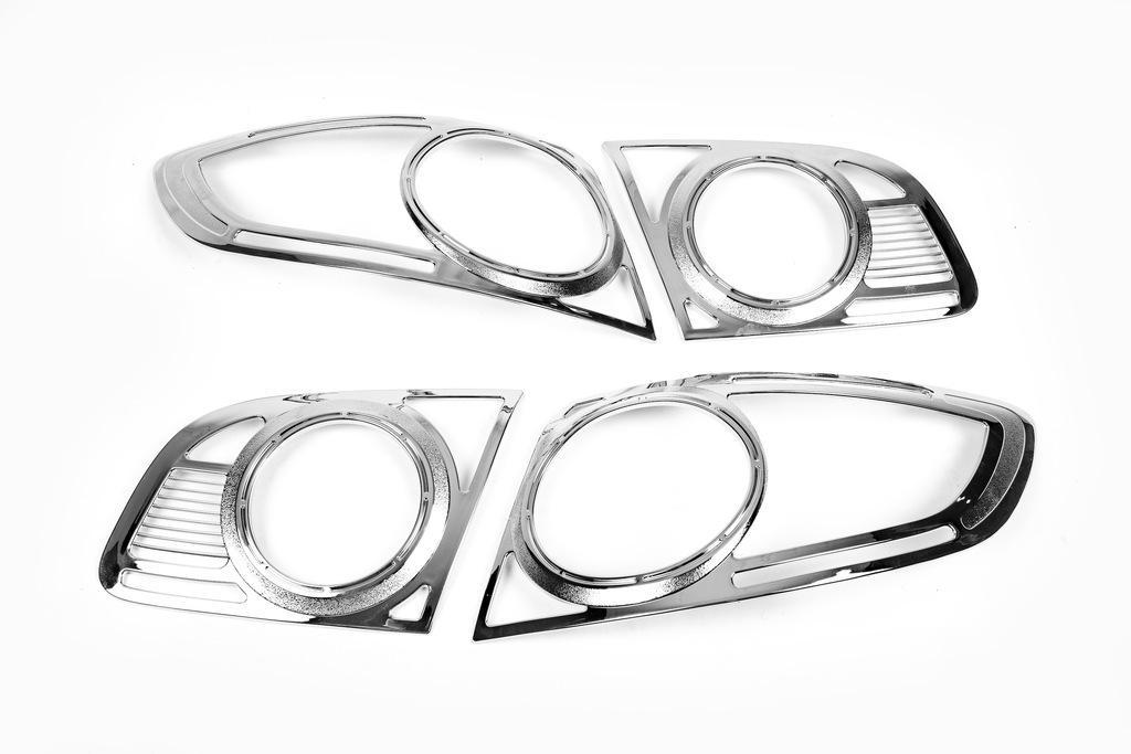 Накладки на стопы Hyundai Santa Fe 2 2006-2012 пластик 2 шт.