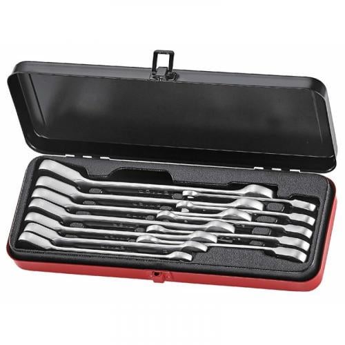 Набір ключів Force ріжково-накидних відігнутих тріскачкових 12 пр. (23051867)