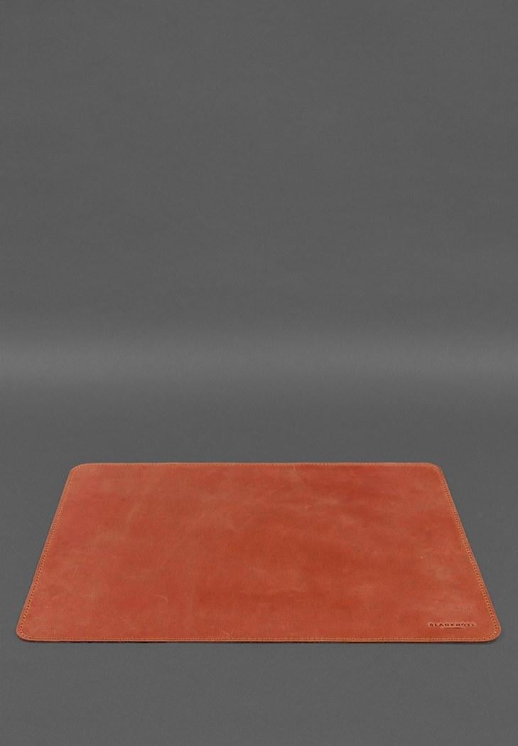 Набор настольный из натуральной кожи 5.0 с картой Украины Crazy Horse Светло-коричневый (A-028178) - фото 6