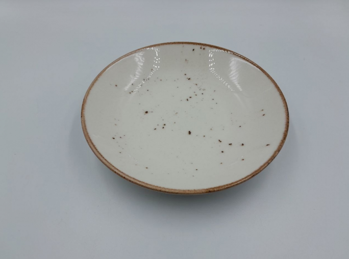 Тарелка суповая фарфоровая Tulu Porselen с ободком 19 см Белый (29898426)