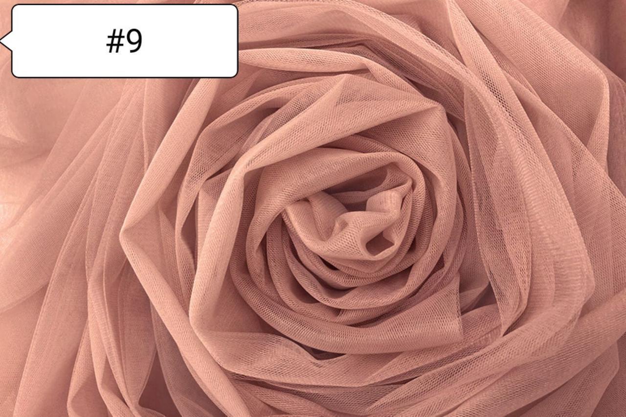 Ткань евросетка №9 Пудровый (1729685260) Ткань евросетка №9 Пудровый (1729685260)