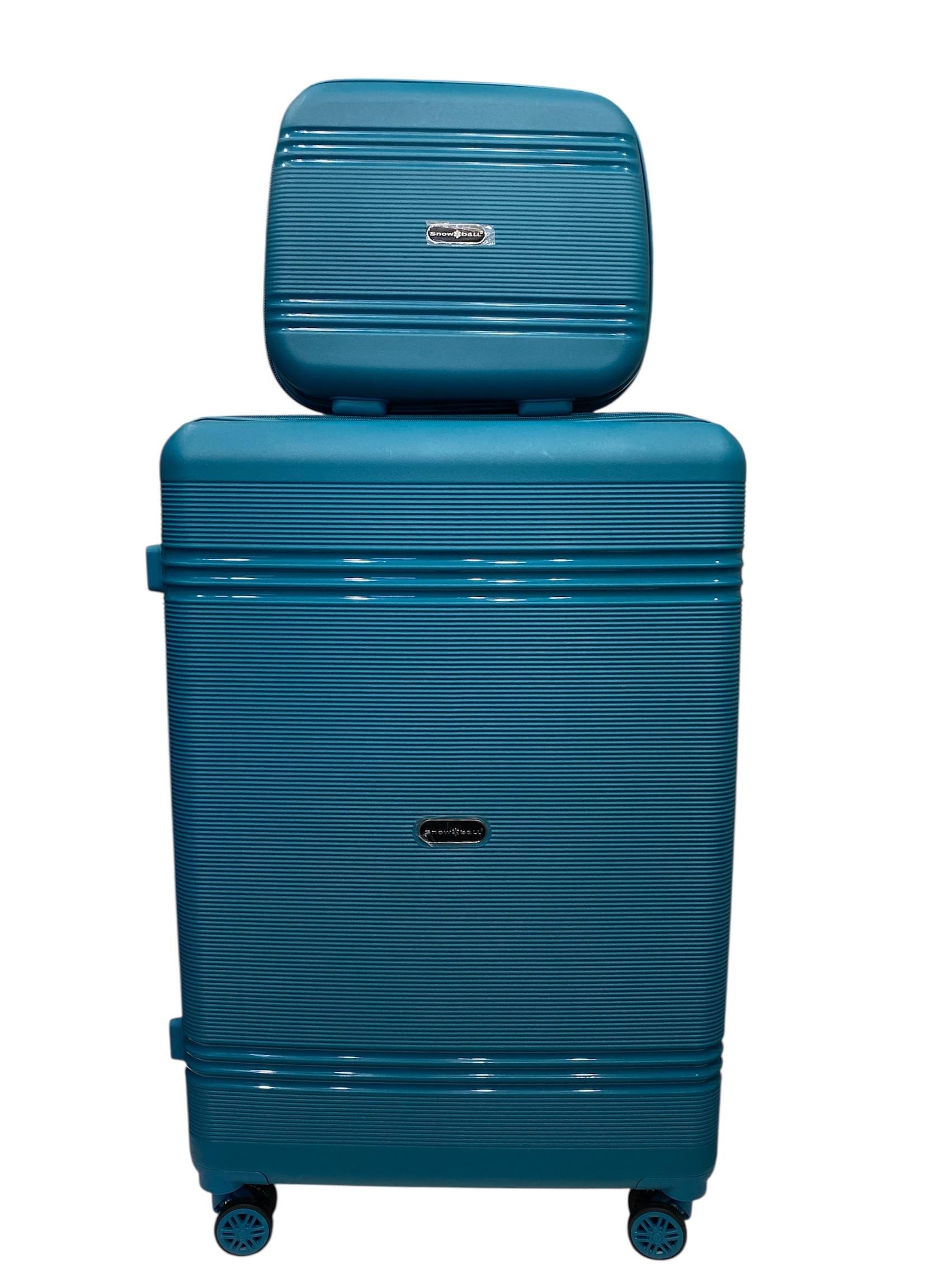 Комплект Snowball 21204 валіза велика і кейс Синій (31706197)
