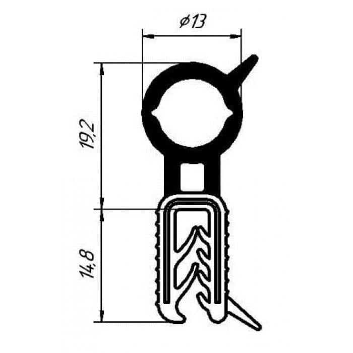 Уплотнитель РКИ-51 (11100450) - фото 2 Уплотнитель РКИ-51 (11100450) - фото 2