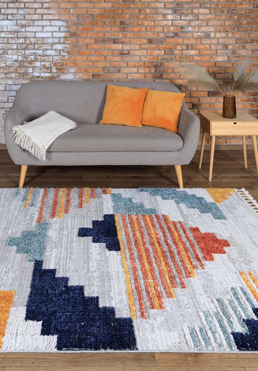 Килим Bilbao BC14B 200x400 см White/Grey (83592040) - фото 6