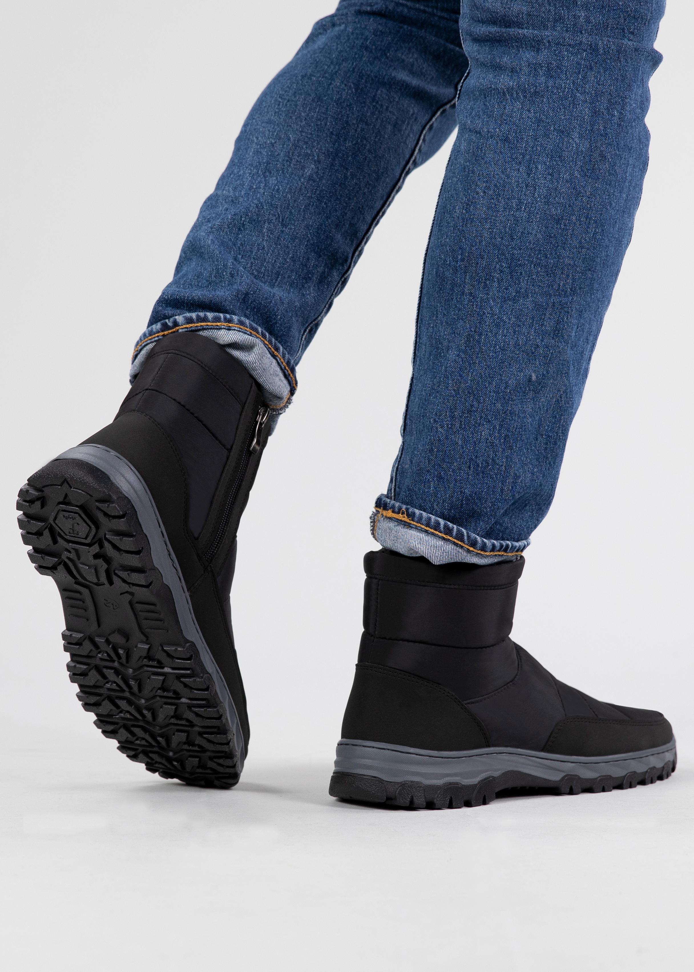 Дутики мужские зимние Lika с мехом р. 45 29 см Черный (Д 1) - фото 9