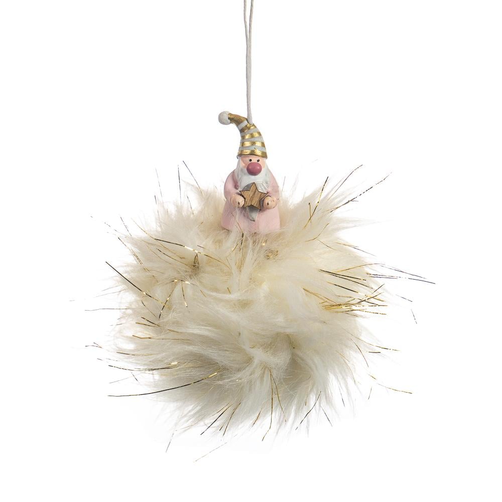 Набор новогодних украшений Elisey Пушистый гном 12 шт. (6003-031)