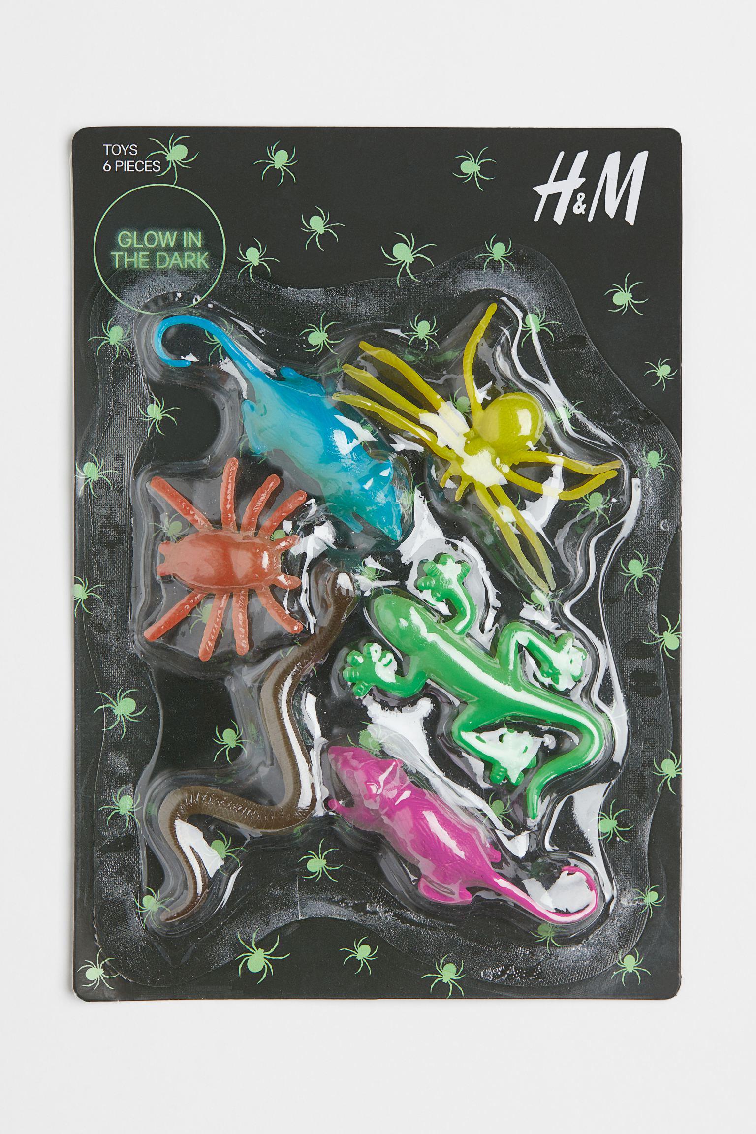 Набір іграшок H&M 6 шт. One Size Зелений/Синій/Жовтий (S3008755356)