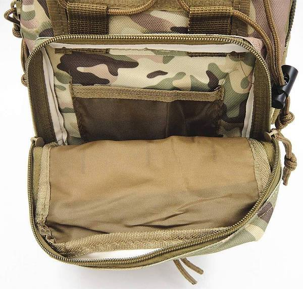Сумка через плечо военная однолямочная 6 л (T-023) - фото 3 Сумка через плечо военная однолямочная 6 л (T-023) - фото 3