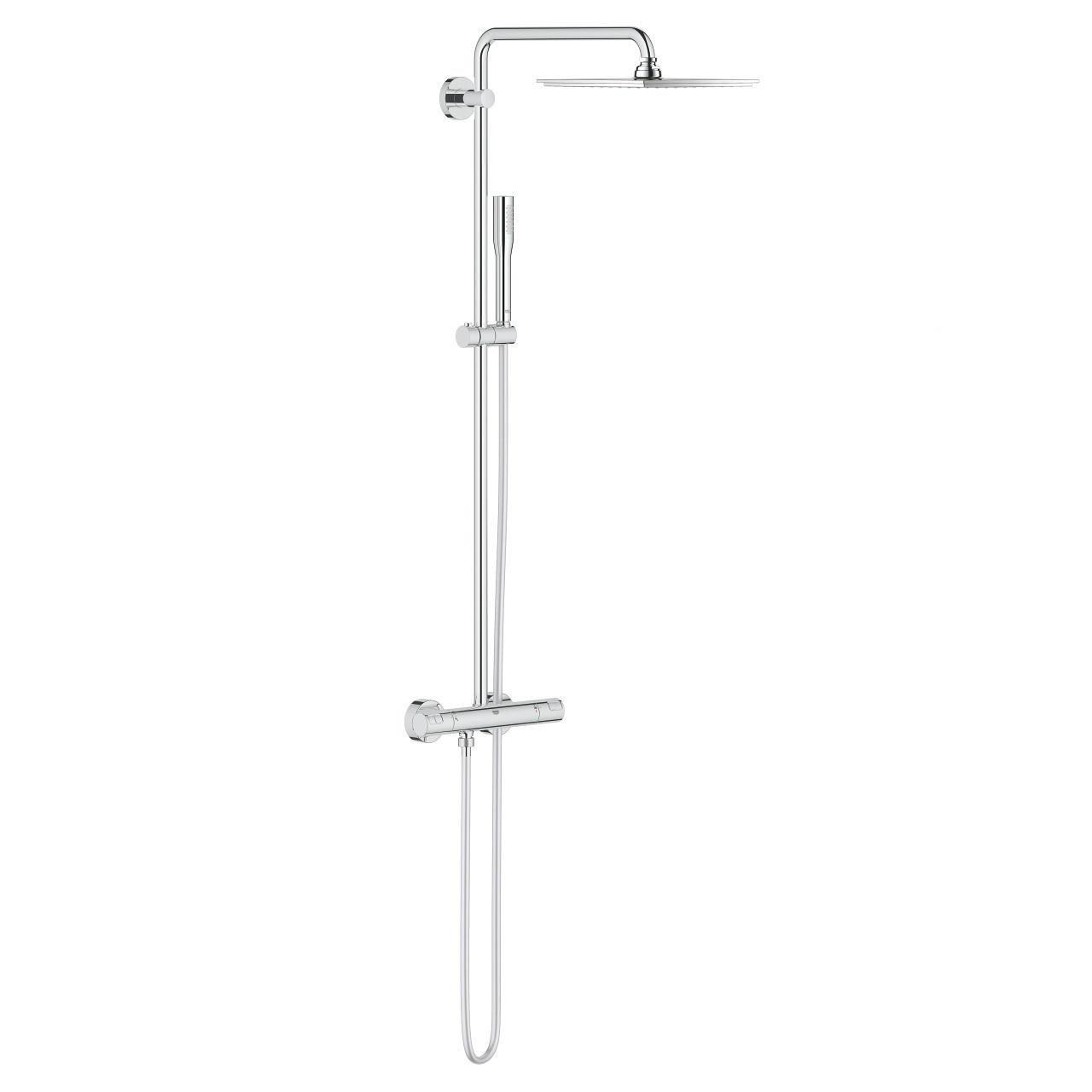 Душевая система с термостатом Grohe QuickFix Vitalio Joy 26365000 CV033302 Хром (229859) - фото 1