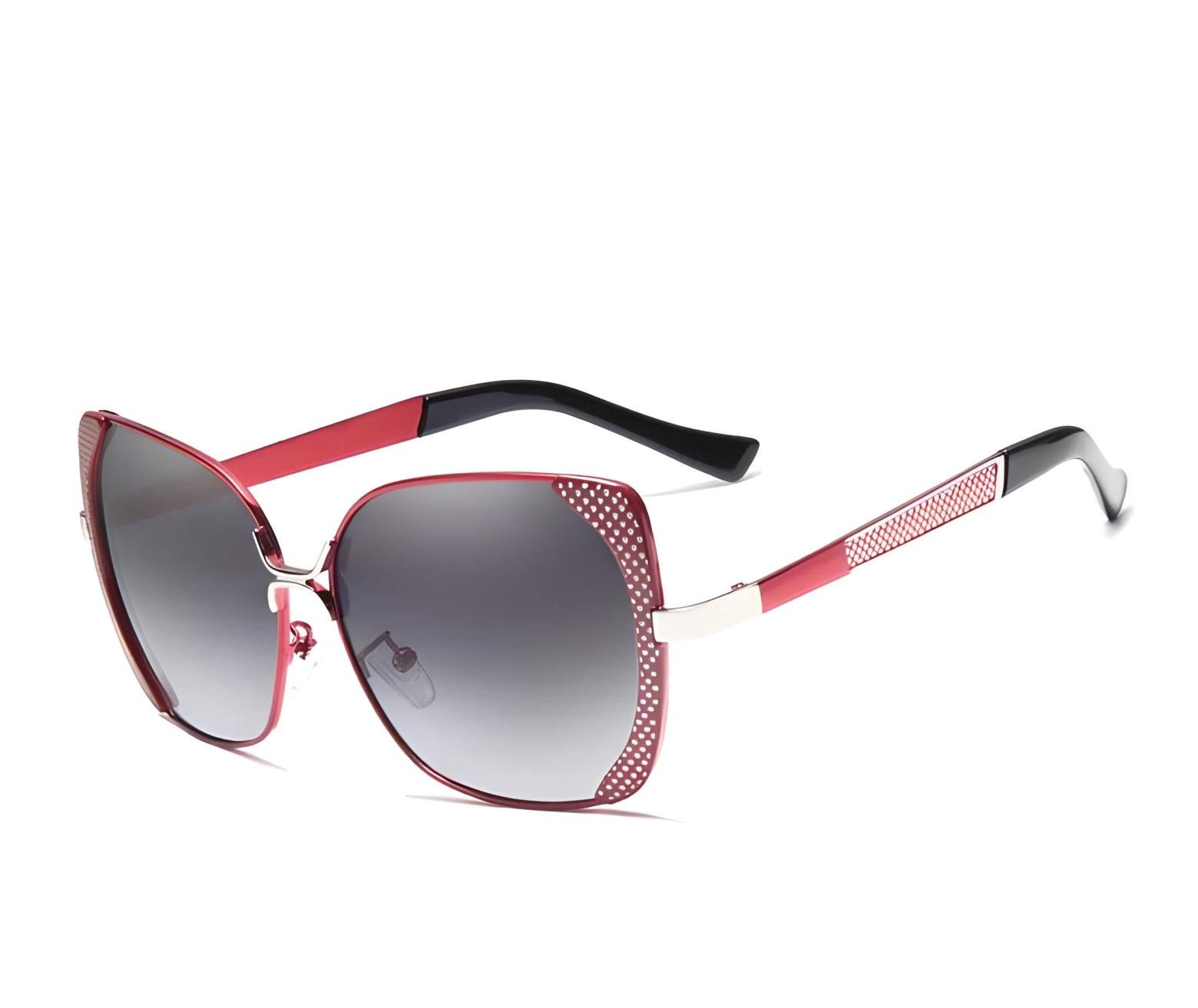 Сонцезахисні окуляри жіночі KINGSEVEN DESIGN N7011 Метелик з градієнтними лінзами Червоний