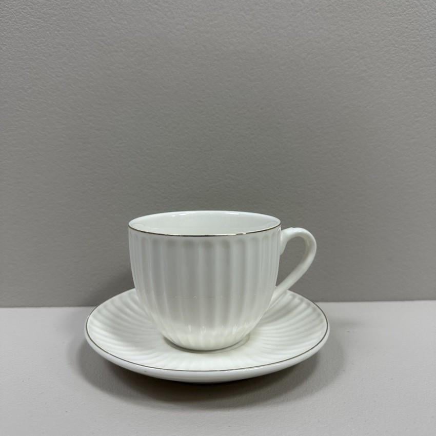 Чашка с блюдцем S&T 15221-00 Франческа фарфоровая 230 мл (2817454261) Чашка с блюдцем S&T 15221-00 Франческа фарфоровая 230 мл (2817454261)