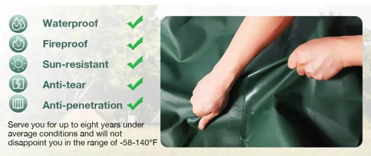 Ємність для збирання дощової води BassPolska 500 л Зелений - фото 6 Ємність для збирання дощової води BassPolska 500 л Зелений - фото 6