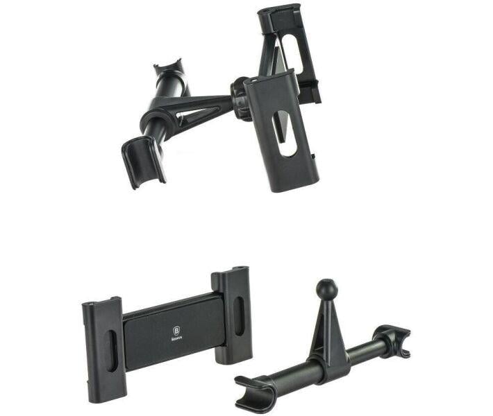 Автодержатель на подголовник BASEUS Back Seat Car Mount для телефона/планшета Черный (6953156261358) - фото 4