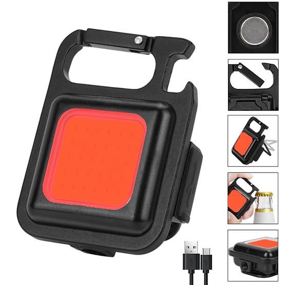 Ліхтарик-брелок USB Type-C з магнітом/карабіном і червоним світлом (2412115352) - фото 3 Ліхтарик-брелок USB Type-C з магнітом/карабіном і червоним світлом (2412115352) - фото 3