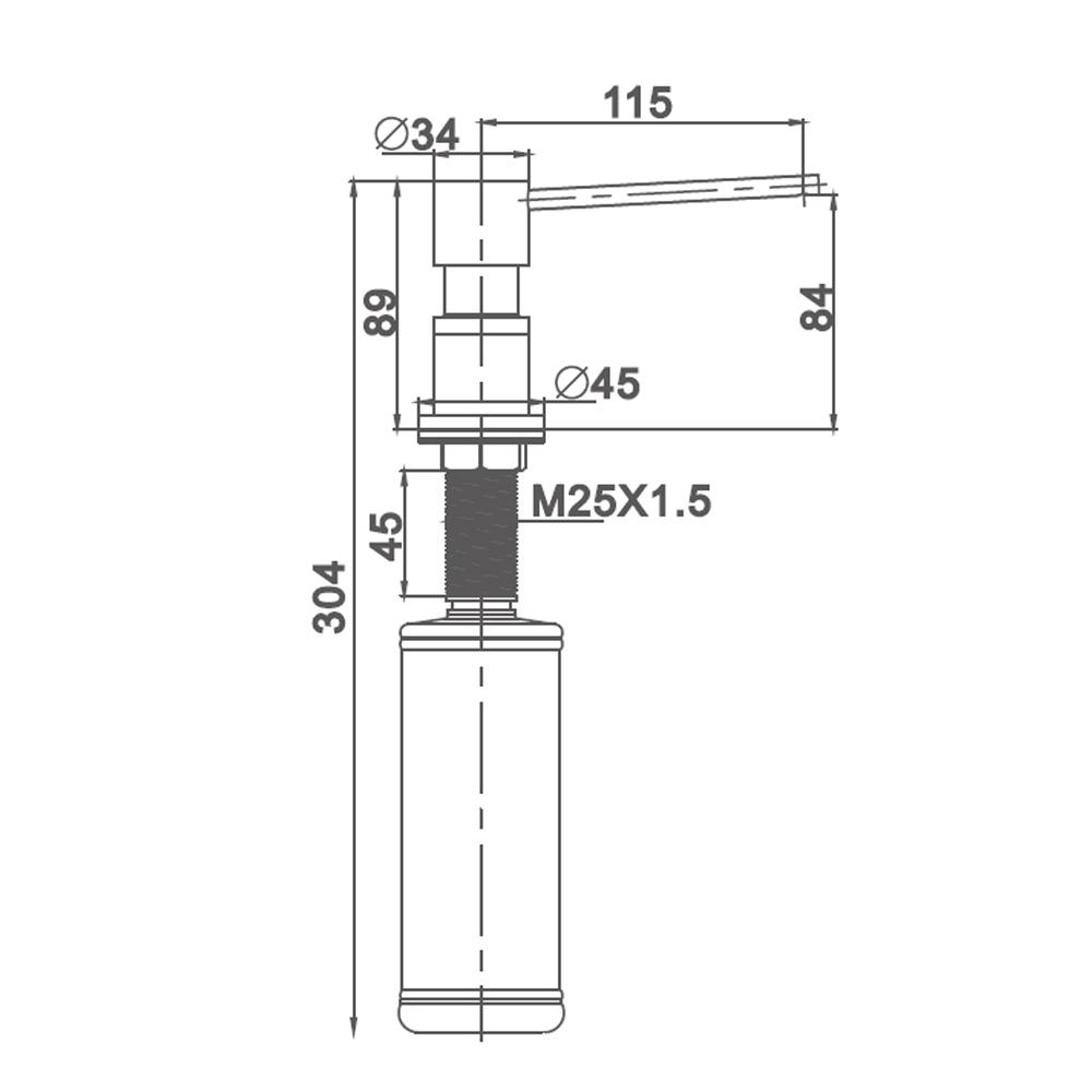 Дозатор для жидкого мыла Gappo G402-9 (47292) - фото 4 Дозатор для жидкого мыла Gappo G402-9 (47292) - фото 4