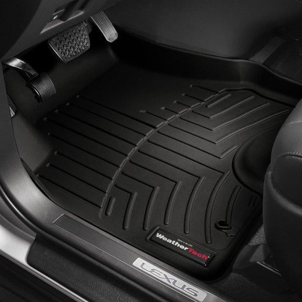 Килимки в салон WeatherTech Ford Kuga/Escape 2020 з бортиком передні Чорний (4415871)