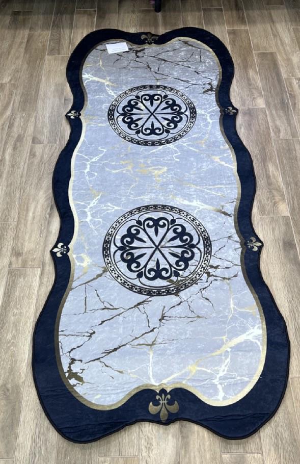 Килим безворсовий Gold Kilim на силіконовій основі з мікровелюру 80x200 см (1009-01)