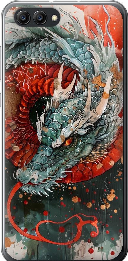 Чехол на Huawei Honor V10 / View 10 Стихия огня (6101u-1579-42517)