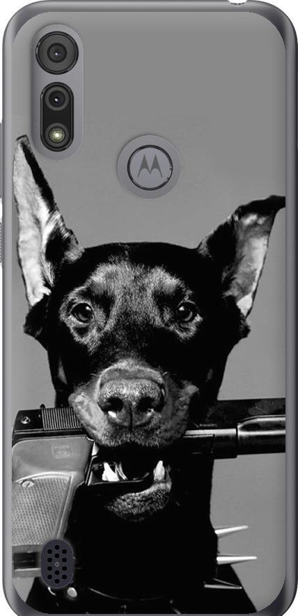Чехол на Motorola E6s Доберман (2745u-2001-42517)