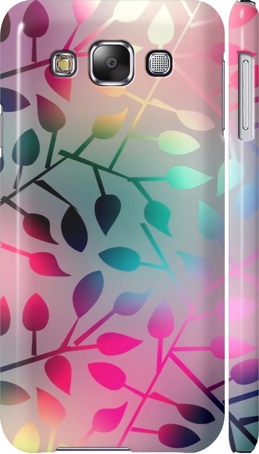 Чехол на Samsung Galaxy E5 E500H Листья (2235m-82-42517)