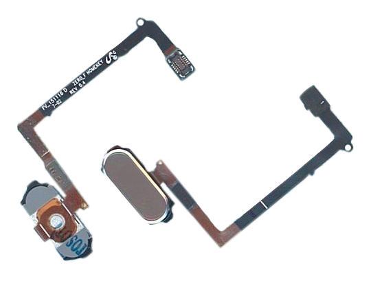 Кнопка Home в сборе с механизмом и шлейфом для Samsung Galaxy S6 SM-G920F Золотой