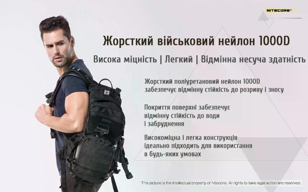 Рюкзак тактичний Nitecore BP20 (27831925) - фото 5 Рюкзак тактичний Nitecore BP20 (27831925) - фото 5