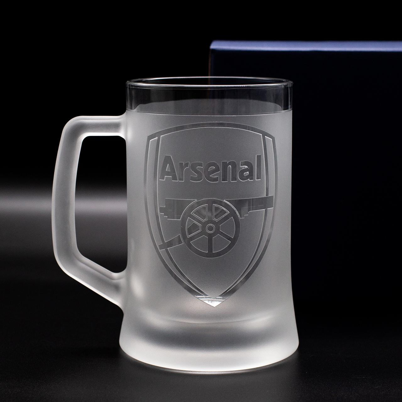 Пивной бокал с гравировкой VipDecor Arsenal FC Football Club 670 мл (131)