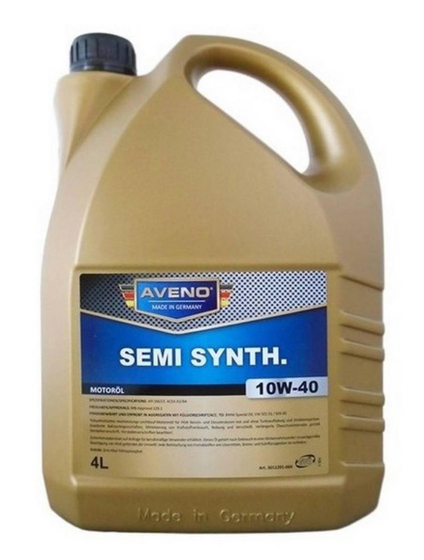 Моторне мастило AVENO Semi Synth.10W40 4 л (0002-000025-004) - фото 1 Моторне мастило AVENO Semi Synth.10W40 4 л (0002-000025-004) - фото 1