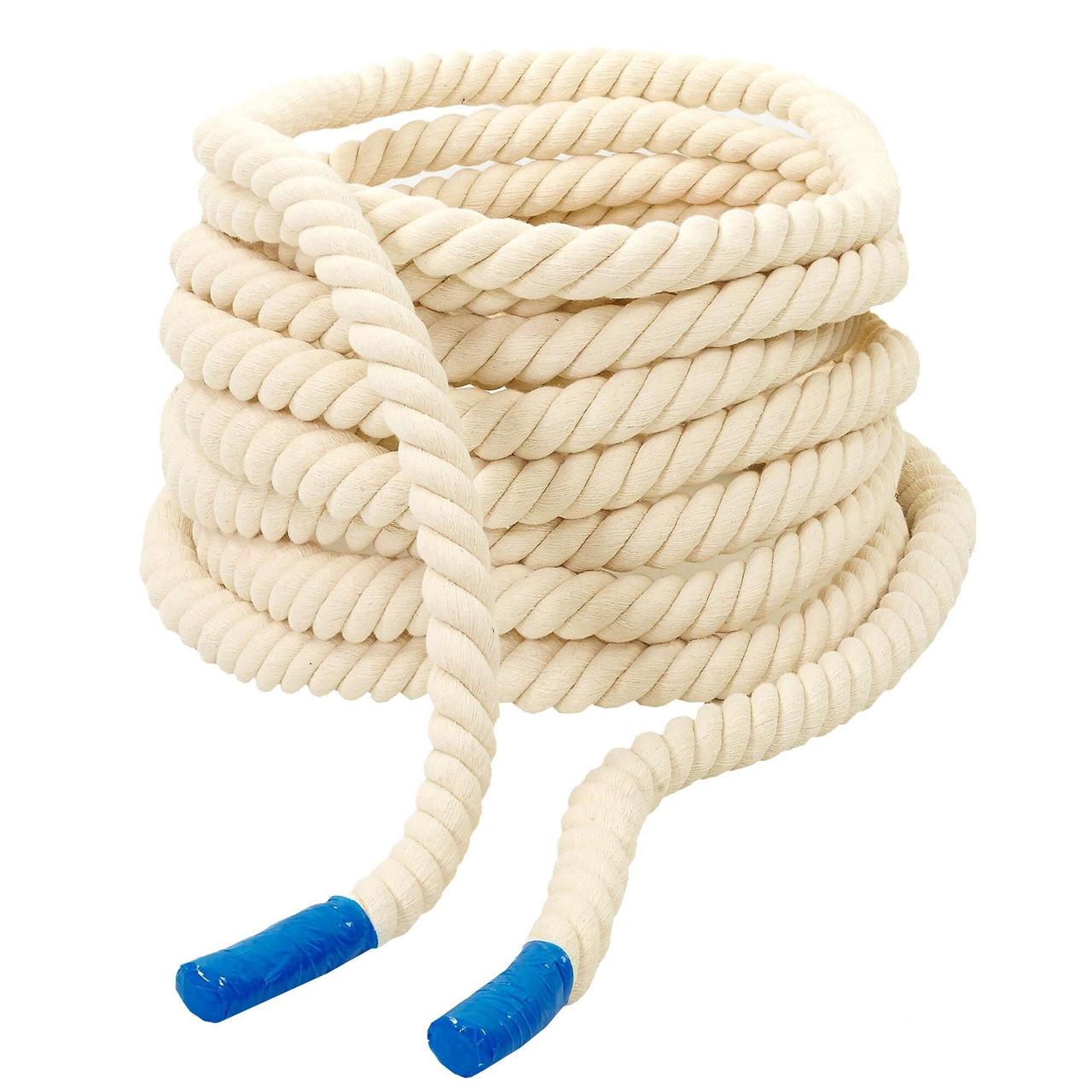 Канат для кроссфита Combat Battle Rope SP-Planeta R-4053 10 м Белый (29614780)