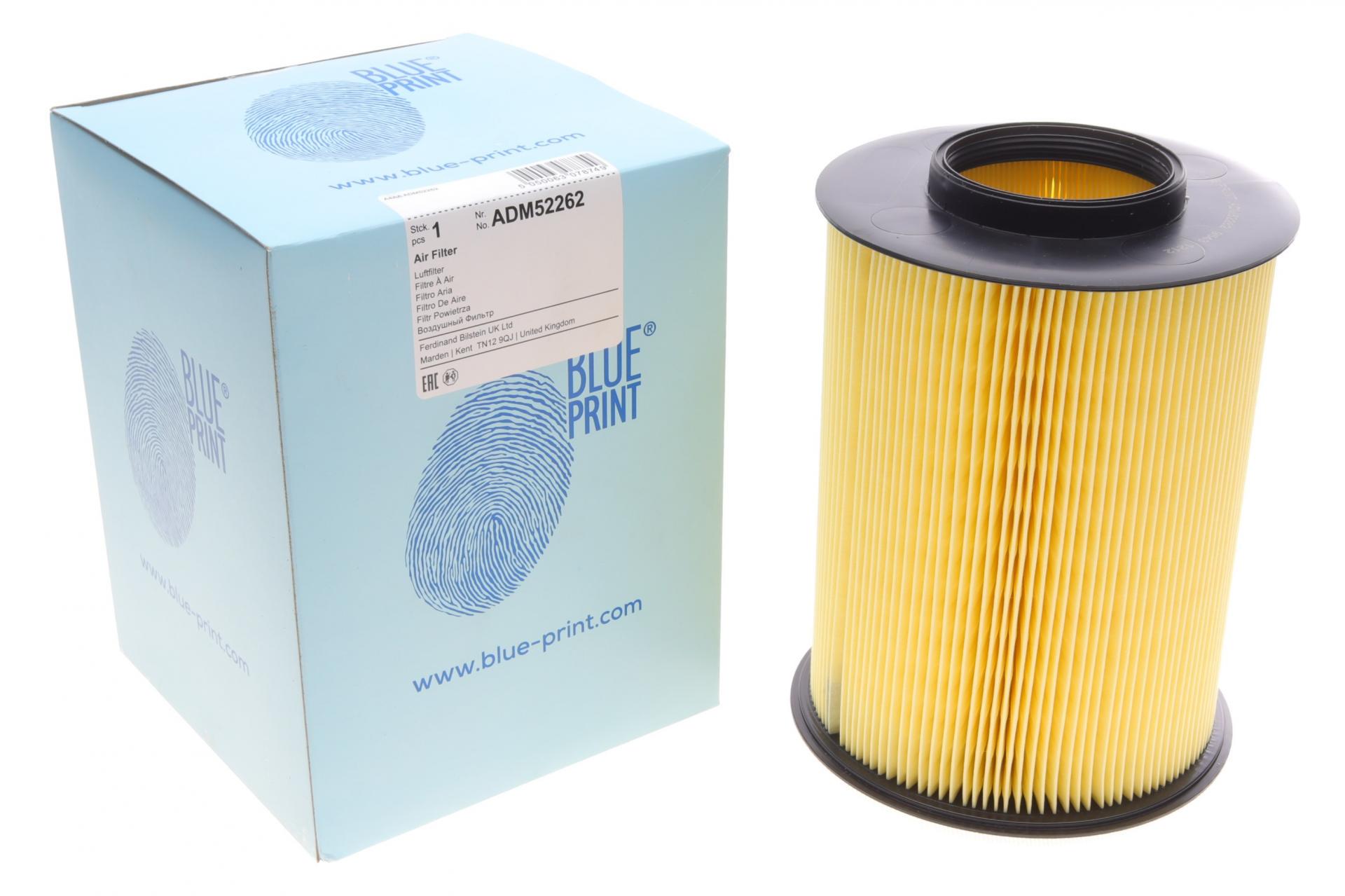 Фильтр воздушный BLUE PRINT для Ford Connect 1,6TDCI 13-/Mazda 3 1,6TD 08- (ADM52262)