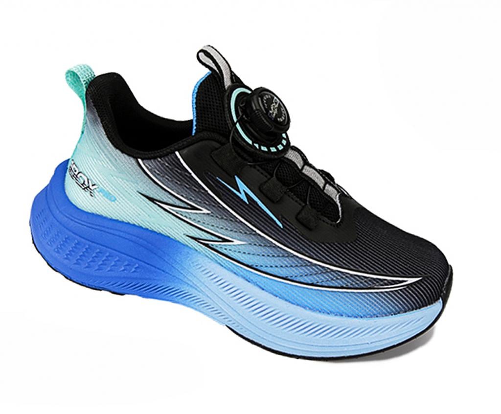 Кроссовки для мальчиков 1513 в сетку р. 35 Черно-синий