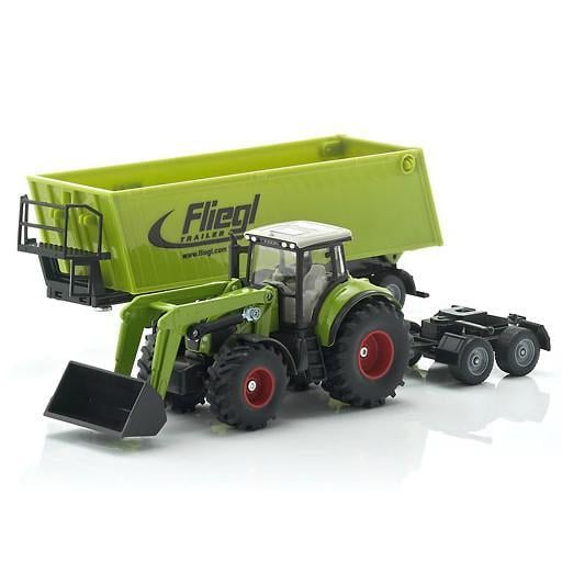 Іграшка трактор Claas Axion та Іграшка трейлером модель 1:50 1949