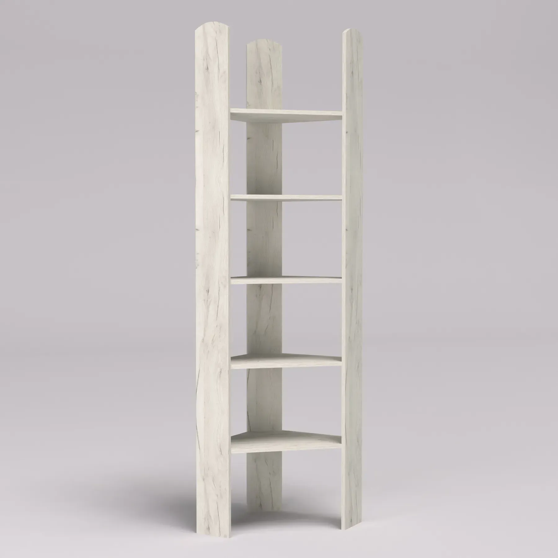 Стелаж кутовий Kontinent OS-5 50х50х200 см Дуб Крафт Білий (52921849) - фото 2 Стелаж кутовий Kontinent OS-5 50х50х200 см Дуб Крафт Білий (52921849) - фото 2