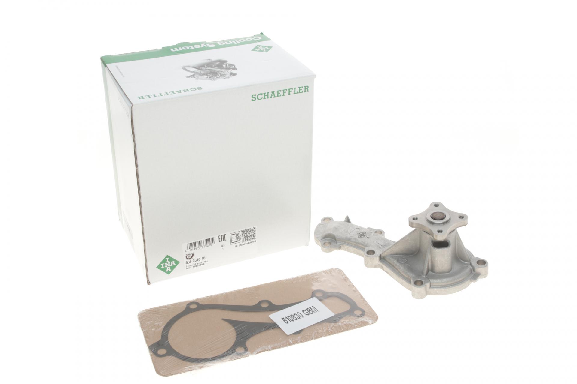 Насос воды INA Nissan Almera 1.5/1.8 00-/Primera 1.6/1.8 96- 538 0516 10 (25588162)